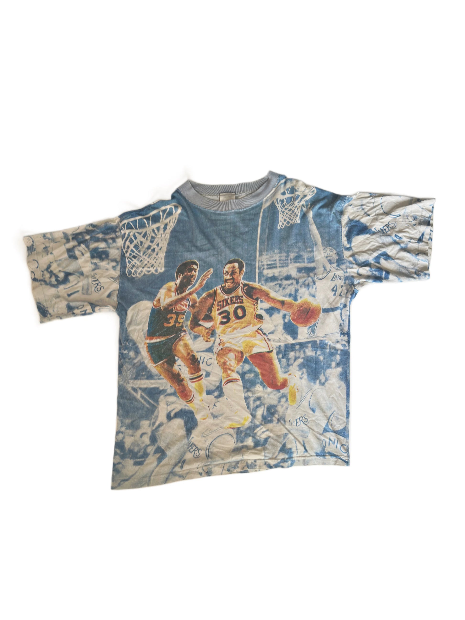 Vintage Basketball All Over Print T-shirt